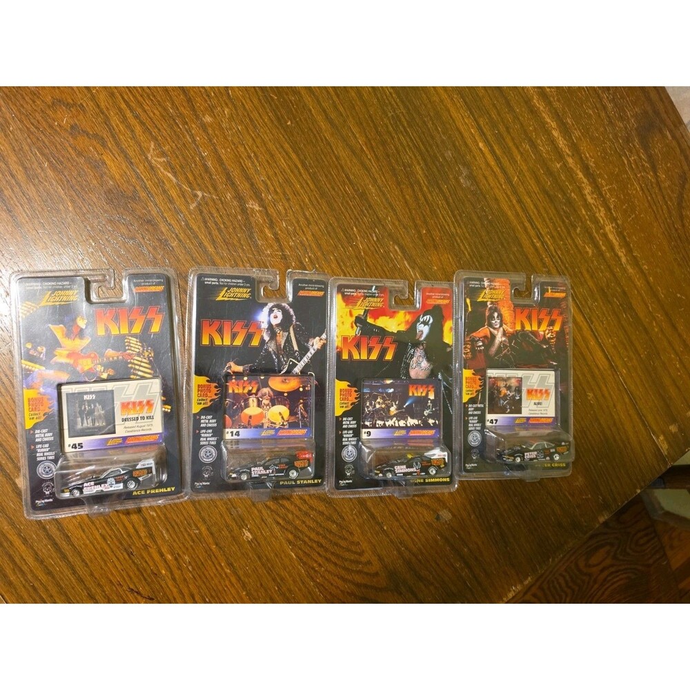 1997 Kiss Johnny Lightning Racing Dream Cars- Lot of 4